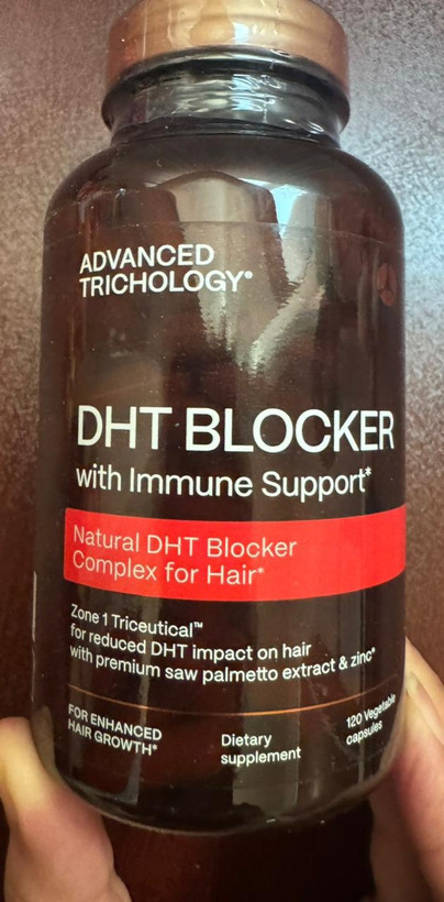 کپسول DHT Blocker With Immune Support | مهار ریزش مو هورمونی و ارثی و تقویت ایمنی ۱۲۰ عددی
