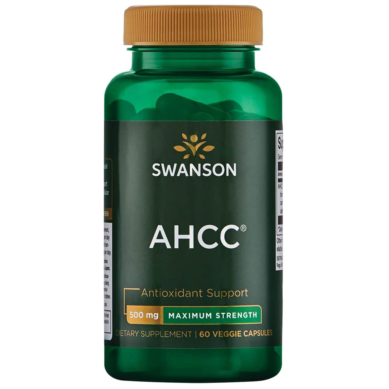 کپسول AHCC ۵۰۰ میلی‌گرم سوانسون ۶۰ عددی اصل آمریکا