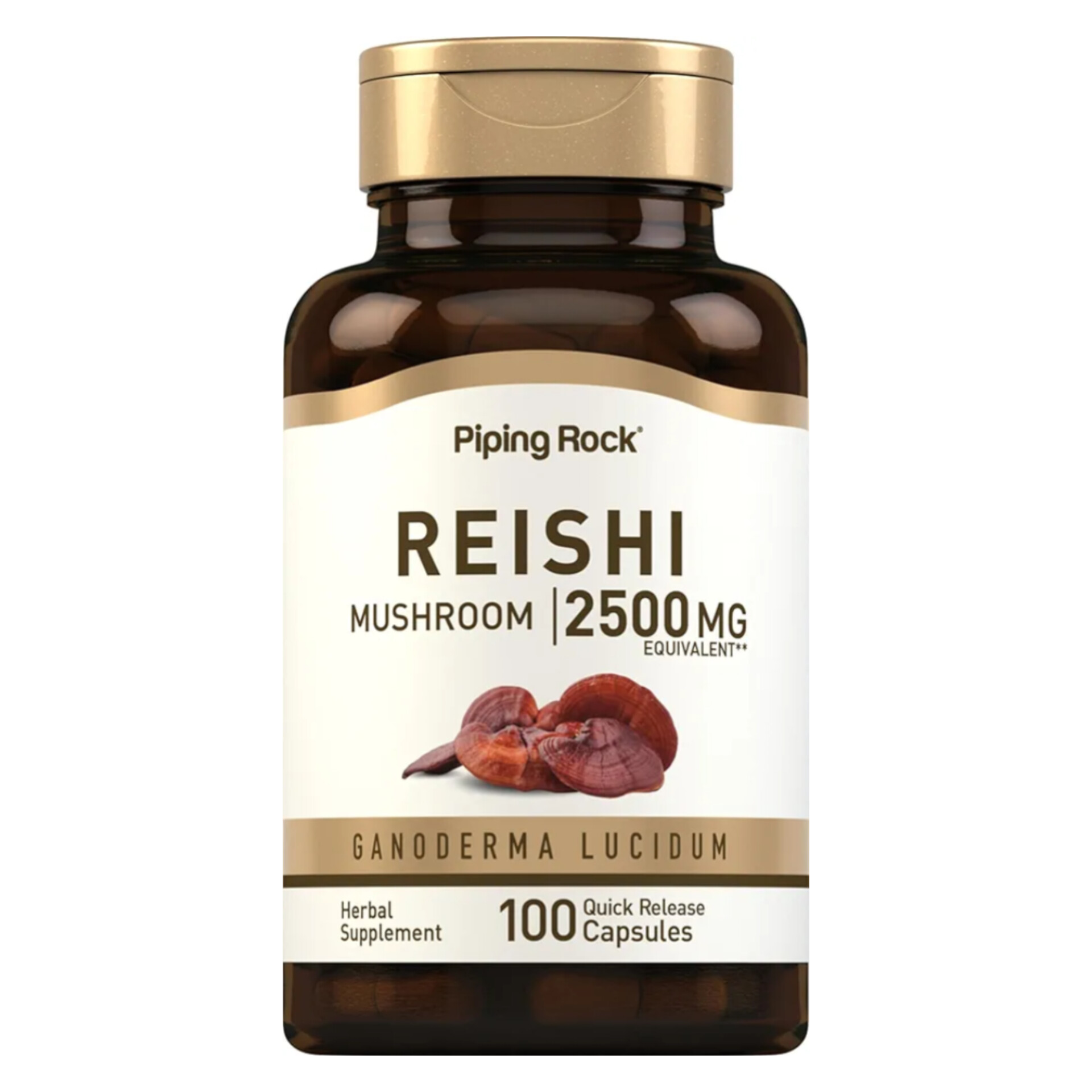 کپسول قارچ ریشی پایپینگ راک 2500mg (100 عددی)